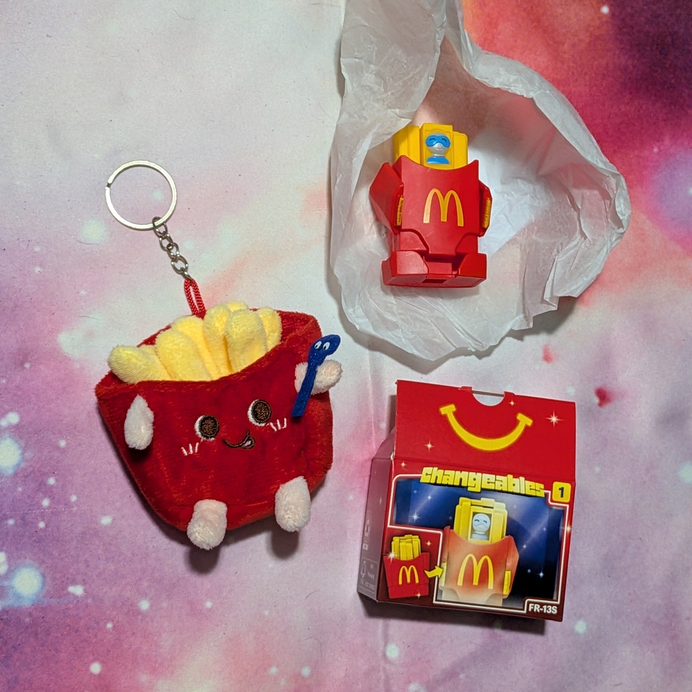 🍟 Fries Bundle - Changeables Toy And Plush Keychain